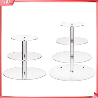 HALFA| Giá Để Bánh Kem Trong Suốt 3 / 4 Tầng Tiện Dụng
