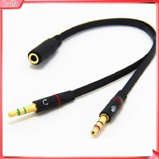 HALFA| Dây cáp chia tai nghe và mic có chốt cắm 3.5mm