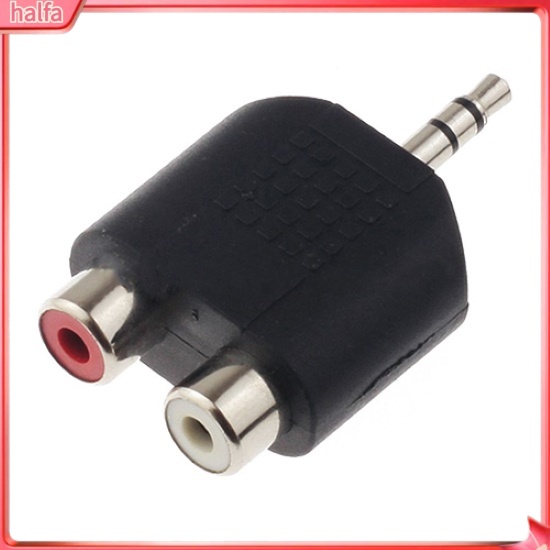 HALFA| Bộ chia cổng âm thanh 3.5MM từ 1 cổng thành 2 cổng RCA