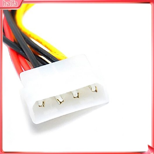 HALFA| Dây cáp chuyển đổi nguồn điện 4 chân IDE MOLEX sang 15 chân 2 Serial Sata