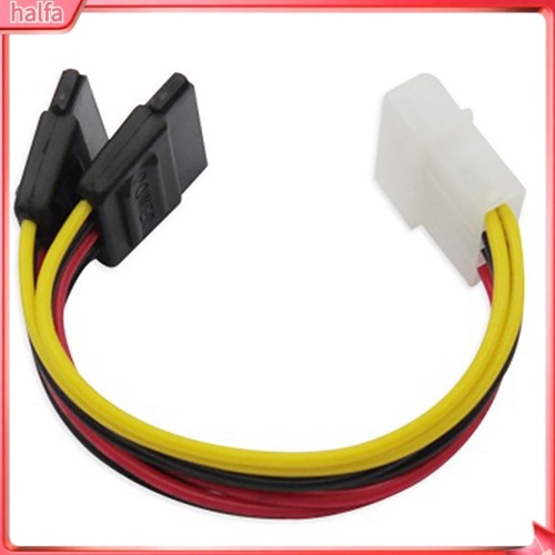 HALFA| Dây cáp chuyển đổi nguồn điện 4 chân IDE MOLEX sang 15 chân 2 Serial Sata