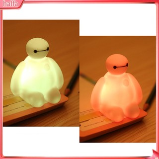 HALFA| Đèn Ngủ Đổi Màu Hình Baymax Dễ Thương
