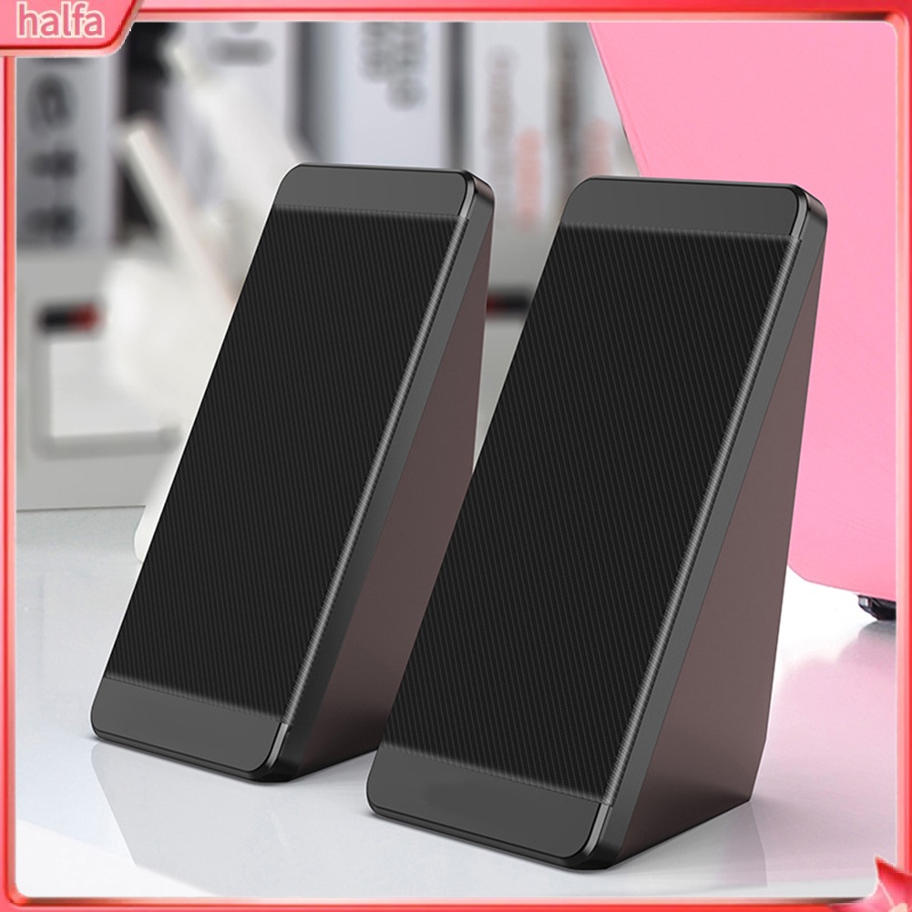 HALFA| Cặp loa nhỏ gọn có dây cổng USB cho máy tính xách tay và máy tính để bàn