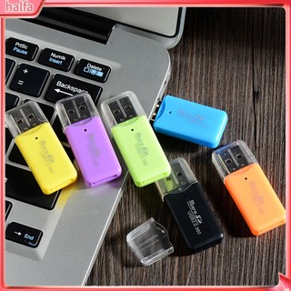 HALFA| Đầu đọc thẻ nhớ cổng USB 2.0 hỗ trợ Micro SD TF bền bỉ tiện dụng