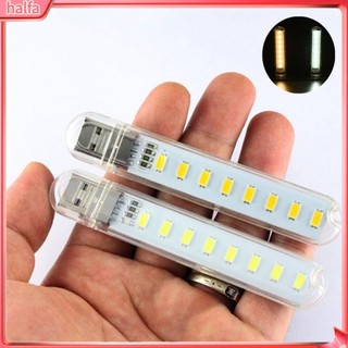 Halfa| đèn đọc sách mini hdj ~ 8 led 5v cổng usb