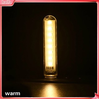 HALFA| Đèn Đọc Sách Mini Hdj ~ 8 Led 5v Cổng Usb