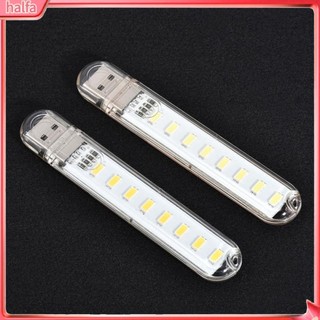 HALFA| Đèn Đọc Sách Mini Hdj ~ 8 Led 5v Cổng Usb