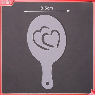 HALFA| Set 8 Khuôn Rắc Bột Trang Trí Cà Phê Diy