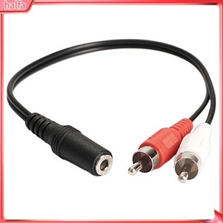 HALFA| Cáp chuyển đổi từ cổng cắm 3.5mm sang 2 đầu cắm RCA chuyên dụng