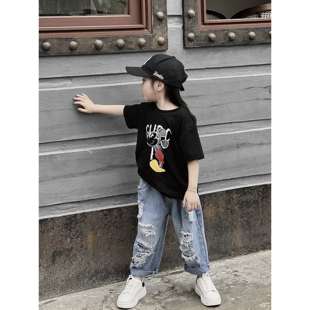 Áo thun gia đình guccii mickey cho bé, áo phông trẻ em unisex, TP Kids