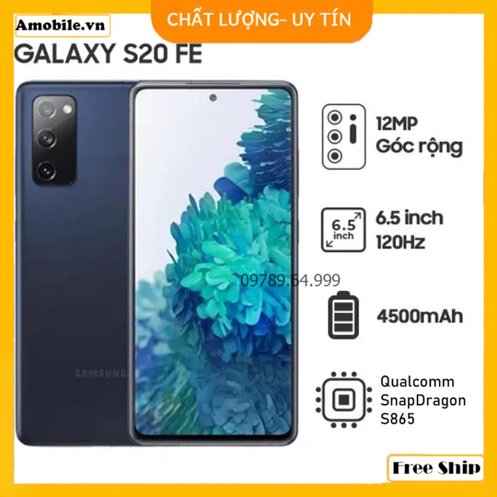ĐIỆN THOẠI Samsung S20 FE RAM6GB/128GB Chip Snapdragon 865/ likenew 99%/nguyên zin chiến game tốt