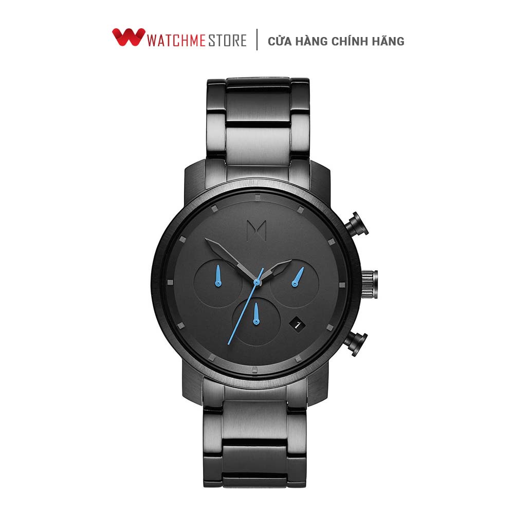 Đồng hồ Nam MVMT dây thép không gỉ 40mm màu đen - D-MC02-GU - đồng hồ chronograph chính hãng