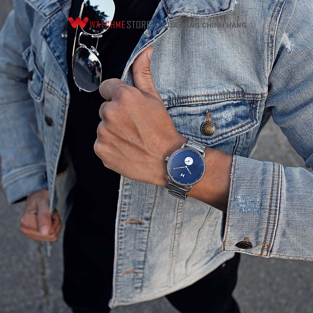 Đồng hồ Nam MVMT dây thép không gỉ 41mm - D-MR01-BLUS