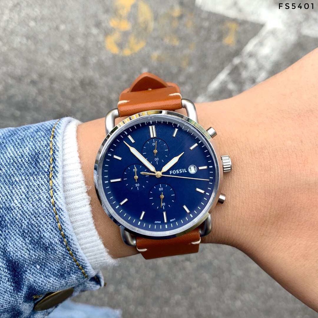 Đồng hồ Nam Fossil dây da FS5401
