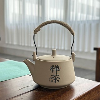 Bộ ấm trà dung tích lớn bằng gốm sứ cao cấp