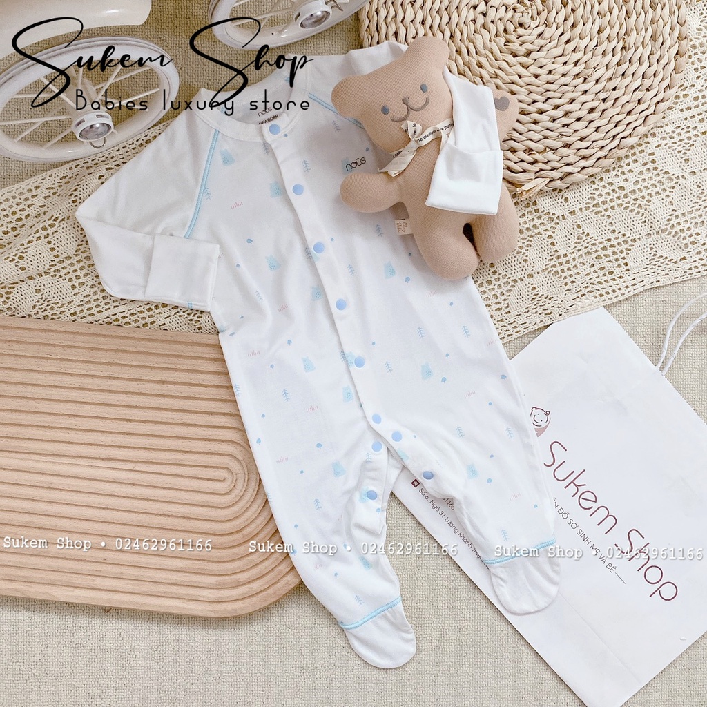 Body Có Tất Newborn Petit Nous 2023 Chất Mềm Mại Cho Bé Sơ Sinh