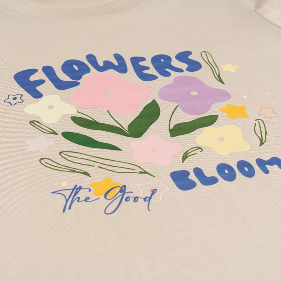 Áo Baby Tee "Flowers" THE GOOD, áo thun baby tee hoa Flower Localbrand.studio Seller Localbrand 2023