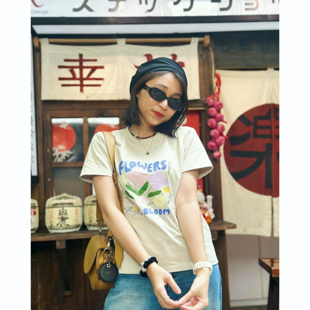 Áo Baby Tee "Flowers" THE GOOD, áo thun baby tee hoa Flower Localbrand.studio Seller Localbrand 2023