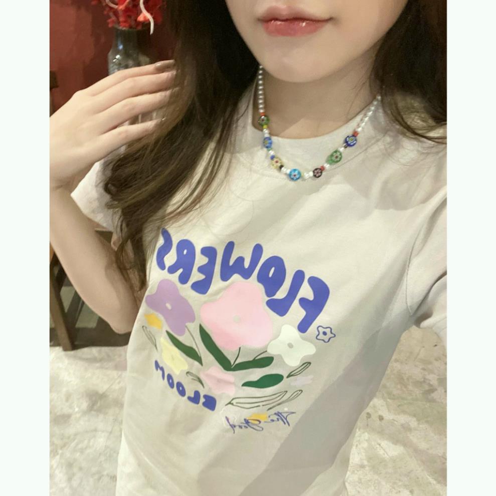 Áo Baby Tee "Flowers" THE GOOD, áo thun baby tee hoa Flower Localbrand.studio Seller Localbrand 2023