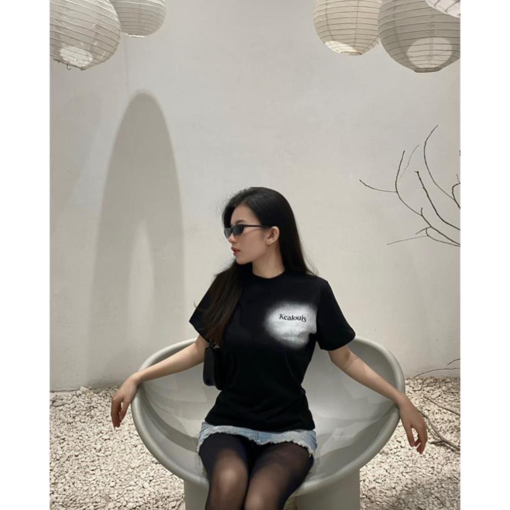Áo Baby Tee Kealouis - Dark Flower Hoa Hồng Đen, áo thun baby tee cotton 100% localbrand.studio Seller Localbrand 2023