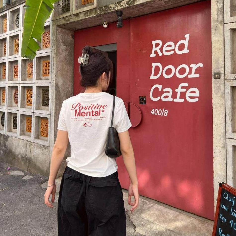 Áo Thun Baby Tee POSITIVE MENTAL 100% Cotton Mẫu Mới 2023 𝑩𝒚𝒄𝒂𝒎𝒄𝒂𝒎 Localbrand.studio Seller Localbrand 2023