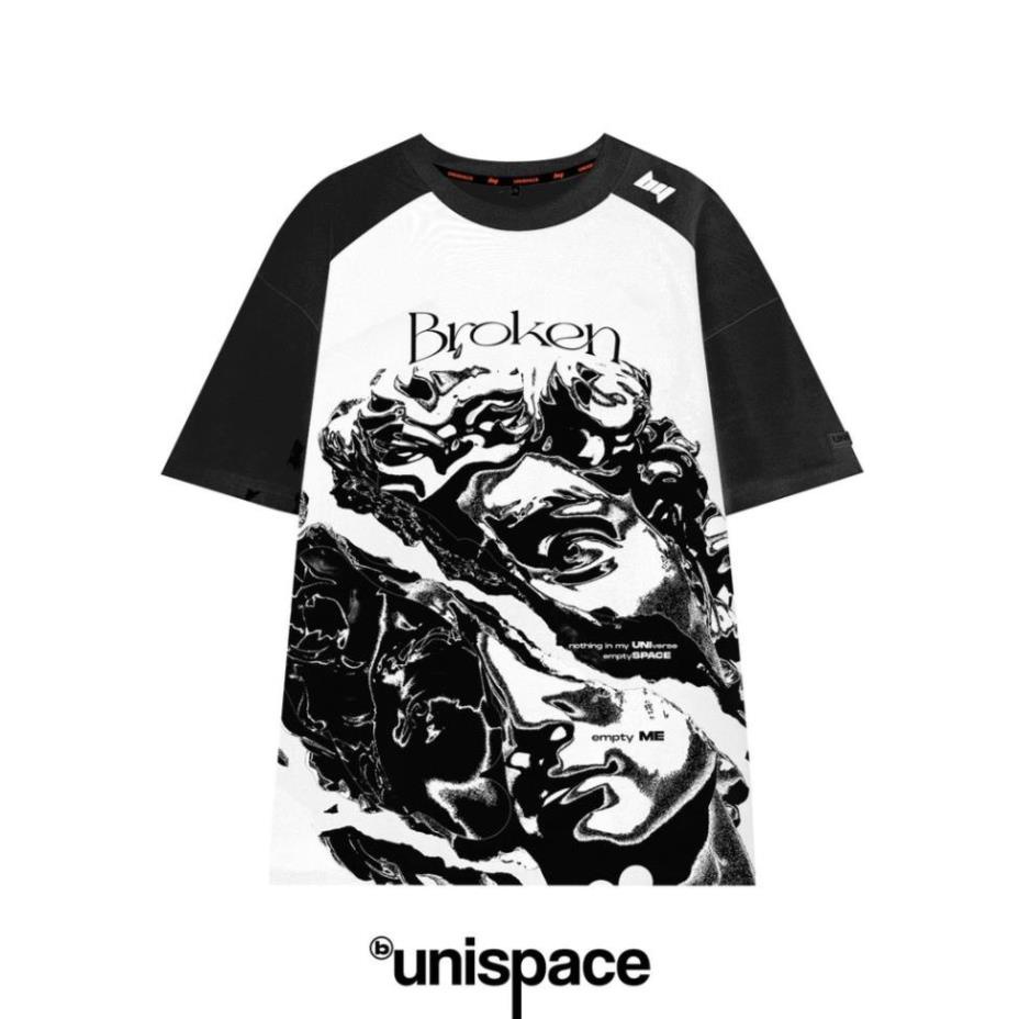 Áo thun local brand By UniSpace tay lỡ form rộng unisex nam nữ Broken Localbrand.studio Seller Localbrand 2023