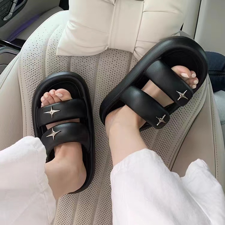 Dép Đế Dày Thời Trang Mùa Hè Dễ Phối Đồ Dành Cho Nữ