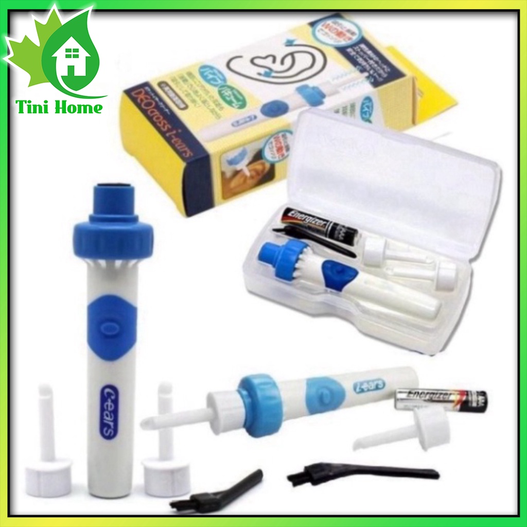 Máy Hút Ráy Tai Nhật Bản, Bộ Lấy Ráy Tai An Toàn Cho Bé, Máy Hút Ráy Tai Tự Động - Tinihome