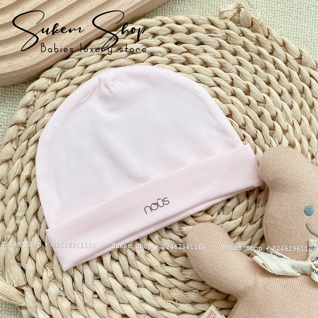 Mũ Bo Nous Chất Petit Siêu Mềm, Mịn Cho Bé Sơ Sinh 0-4 Tháng