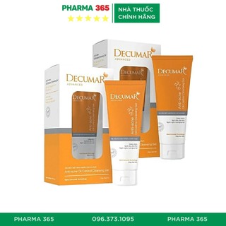 Sửa rửa mặt Decumar Advanced sữa rửa mặt kiểm soát nhờn, giảm nhờn, sạch sâu - Pharma 365