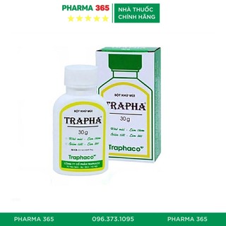 Bột khử mùi Trapha, khử mùi hôi chân, khử mùi hôi nách, khử mùi hôi cơ thể - Pharma 365