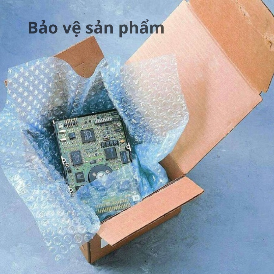 Xốp nổ bọc hàng, xốp chống sốc đóng hàng, bong bóng gói hàng khổ 20cmx10m và 30cmx10m giá rẻ - Hộp Carton HT