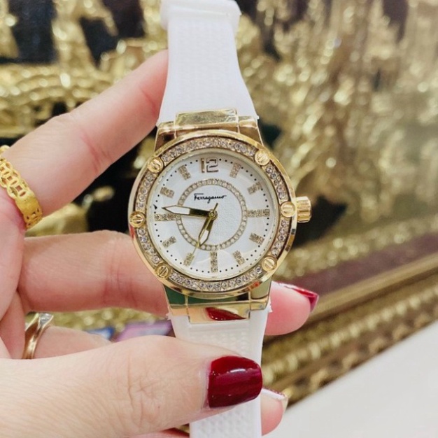 Đồng hồ nữ Ferragamo, hàng full box, thẻ bảo hành 12 tháng - Dongho.savanto