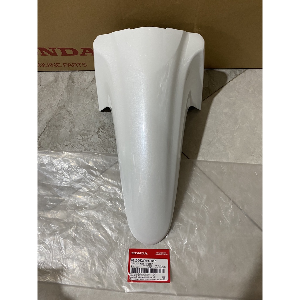 Chắn bùn A trước | dè trước WAVE A110  màu Trắng *NHB55P* chính hãng Honda