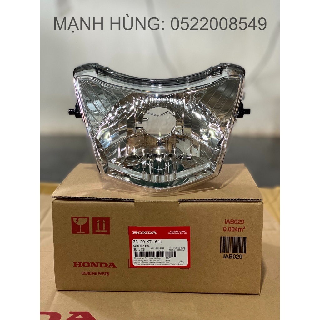 Đèn Pha Wave RS100,Wave A100, Wave A110 chính hãng Honda