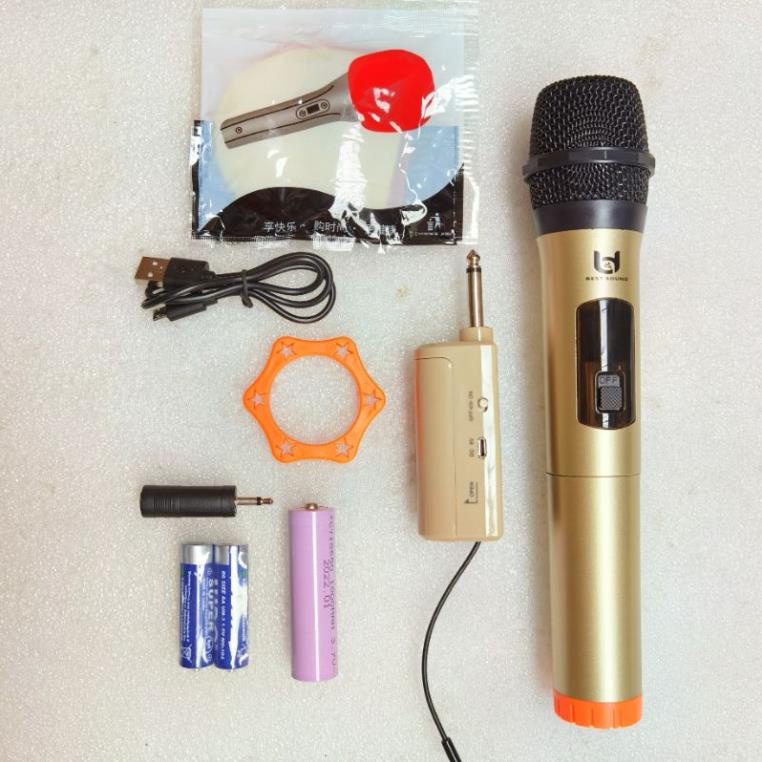 Loa Xách tay Karaoke CH - 621, Kết nối Bluetooth, Tặng Kèm Micro có dây, Có LED - Âm thanh to, bass khỏe