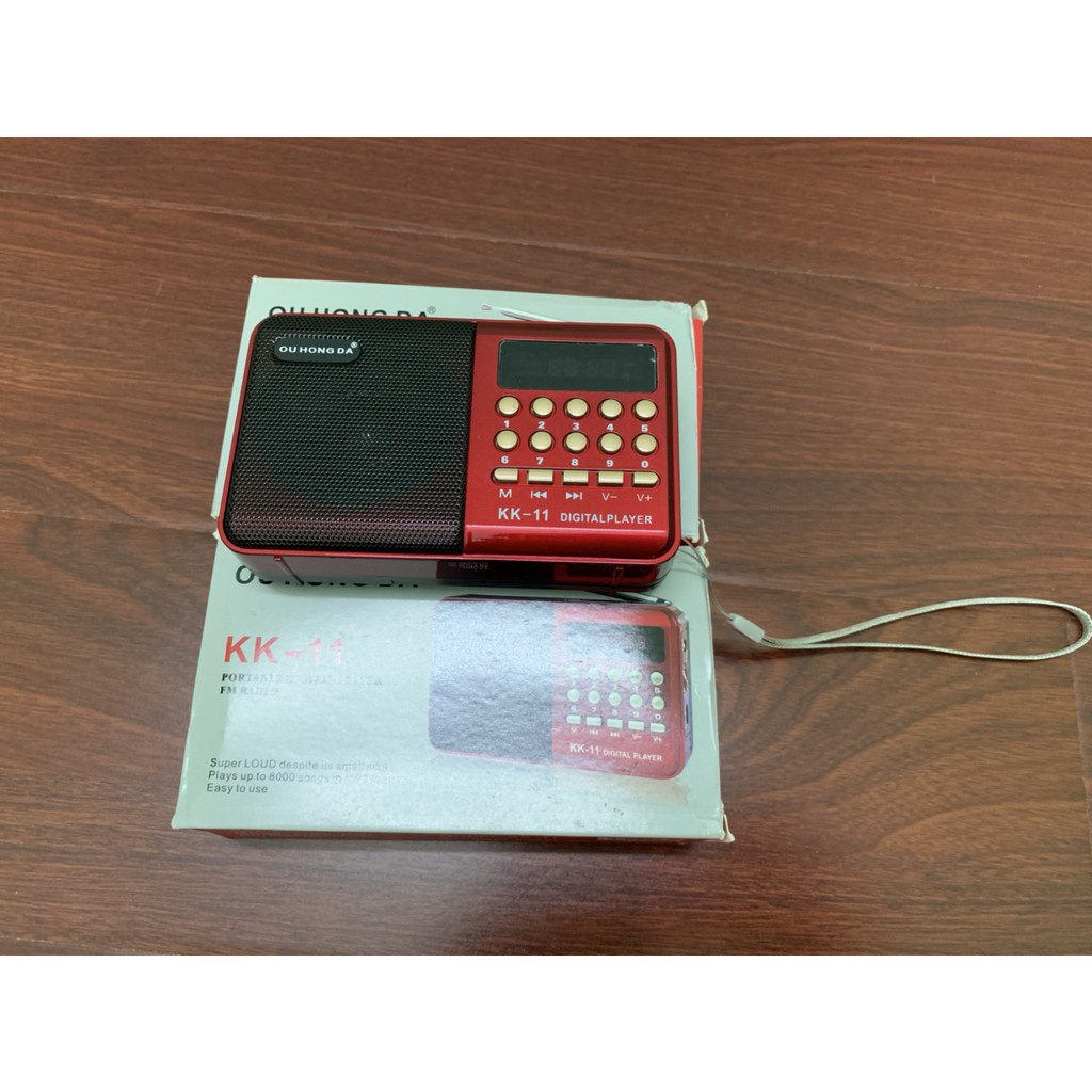 ĐÀI RADIO FM NGHE NHẠC QUA USB VÀ THẺ NHỚ KK - 11 - ADP209