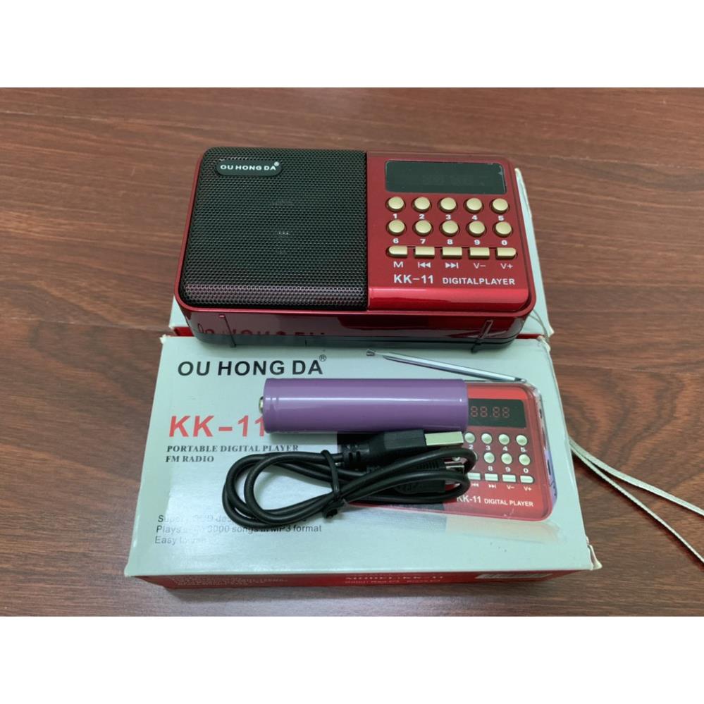 ĐÀI RADIO FM NGHE NHẠC QUA USB VÀ THẺ NHỚ KK - 11 - ADP209