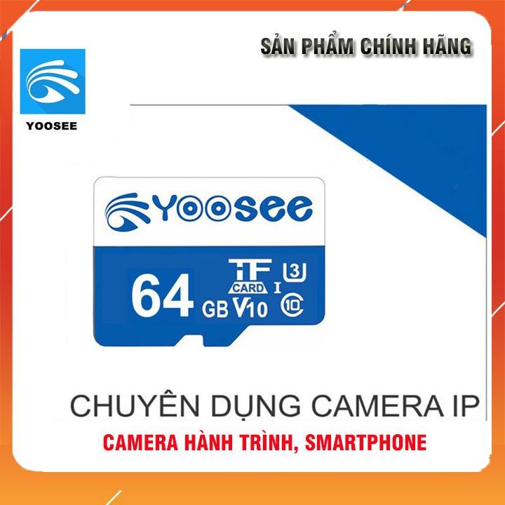 Thẻ nhớ Micro SDXC Yoosee 32GB | 64GB | 128GB Cao cấp, Class 10 - u3,tốc độ cao, Chuyên dụng Camera, điện thoại