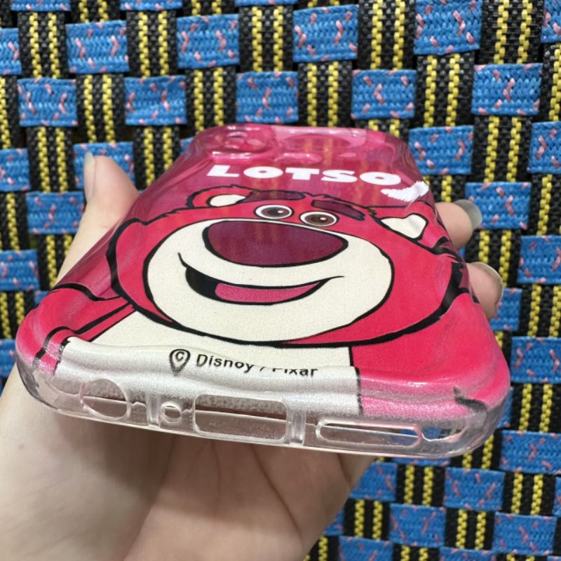 Case ốp lưng Samsung A10S dẻo gấu dâu lotso siêu dễ thương bảo vệ camera