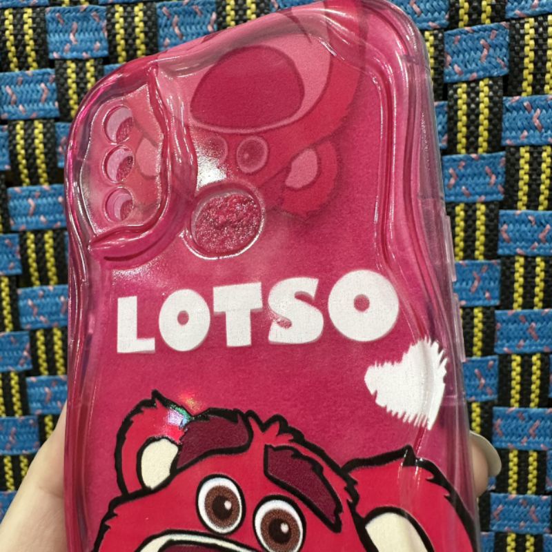 Case ốp lưng Samsung A10S dẻo gấu dâu lotso siêu dễ thương bảo vệ camera