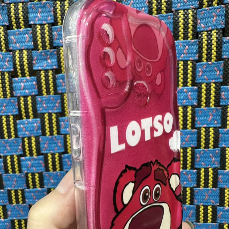 Case ốp lưng Samsung A10S dẻo gấu dâu lotso siêu dễ thương bảo vệ camera