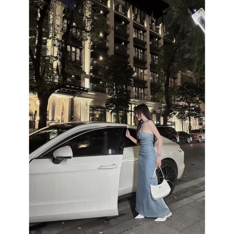 Set Denim 3in1 Quây Dây Nơ MPB