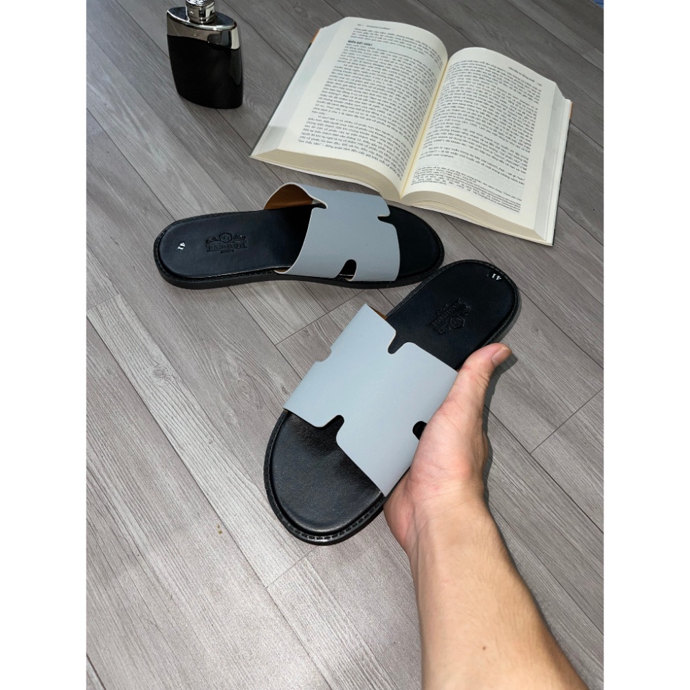Dép thời trang quai ngang nam chữ h đẹp Hot trend.Hàng sẵn kho đủ màu từ 38-43