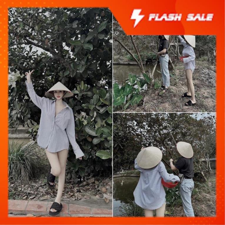 Áo Sơ Mi Kẻ Xanh MPB
