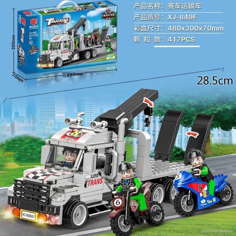 Lego Kỹ Thuật Xe Đua Xe Máy Vận Tải Xe Cần Cẩu Máy Xúc Khối Xây Dựng Đồ Chơi Giáo Dục Lắp Ráp🌉HÀNG CÓ SẴN🚍
