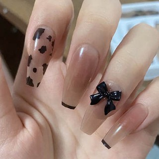 Móng giả đính đá đẹp - nail box móng tay giả đính đá kháng nước - kèm keo dán móng | z140