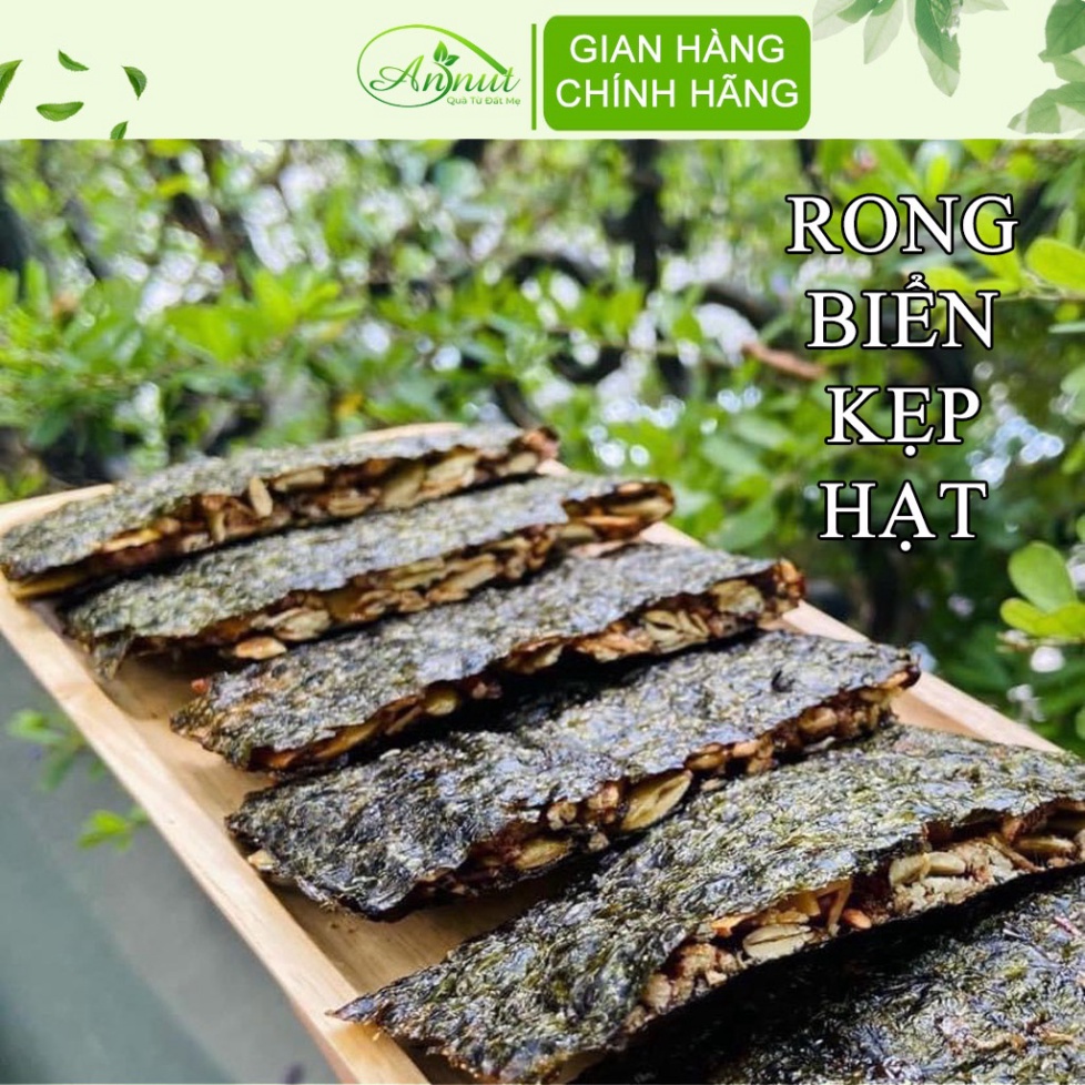 Rong biển kẹp hạt dinh dưỡng loại siêu hạt - túi 1kg [Annut Food]