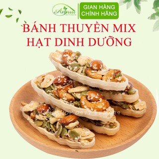 Bánh thuyền hạt dinh dưỡng ANNUT mix các loại hạt lành mạnh hỗ trợ giảm cân ăn kiêng [Annut Food]
