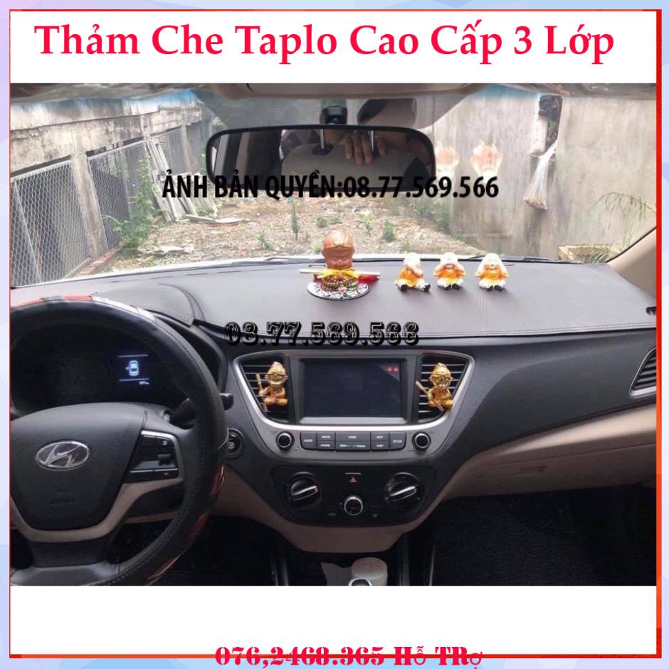 THẢM TAPLO DA VÂN GỖ HUYNDAI ACCENT THẢM LÓT TAPLO 3 LỚP CHỐNG NÓNG XE HƠI Ô TÔ NHUNG LÔNG DA CARBON BẢO HÀNH 12 THÁNG